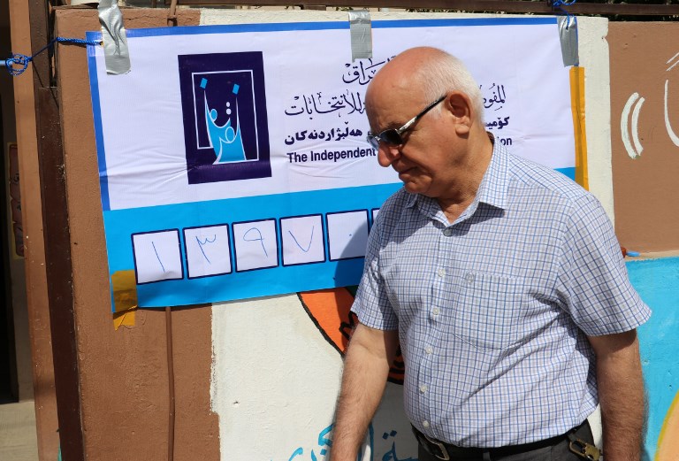 People in the Kurdistan Region and Iraq vote in the parliamentary elections across the country. (Photo: AFP)